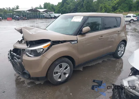 2015 Kia Soul из США, поврежденный, VIN KNDJN2A21F7213895